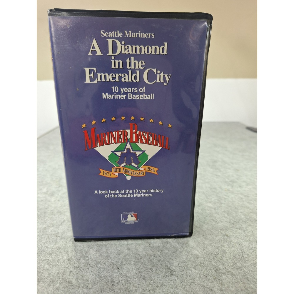 Seattle Mariners A Diamond in the Emerald City VHS 10 Years Baseball 1986